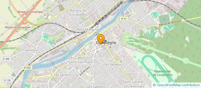 localisation de l'entreprise G-FILES  COMPIEGNE