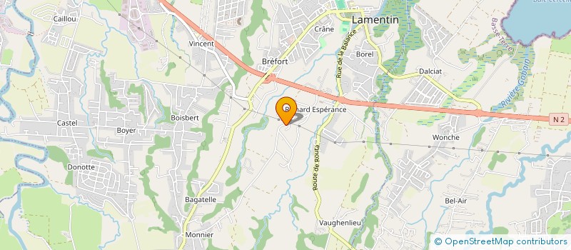 localisation de l'entreprise G-FIT & CO  LAMENTIN