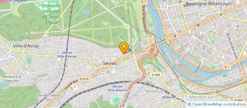 localisation de l'entreprise G-FOR ENERGY ADVISORY à SEVRES