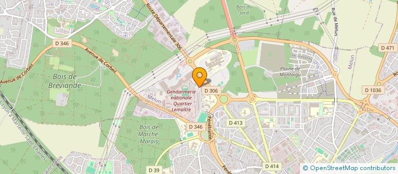 localisation de l'entreprise G FRET PLUS à MELUN