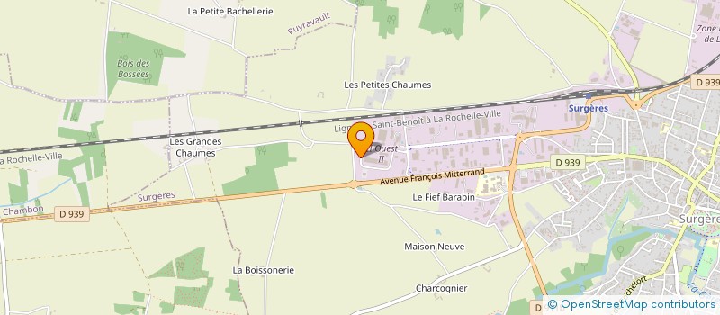 localisation de l'entreprise G. FROID CONCEPT  SURGERES