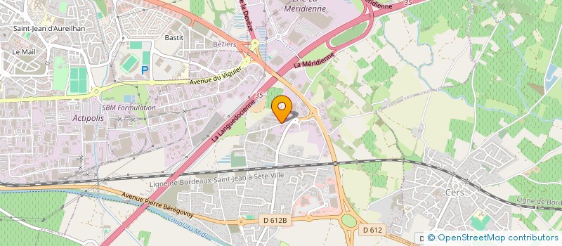 localisation de l'entreprise G.G 34  VILLENEUVE-LES-BEZIERS