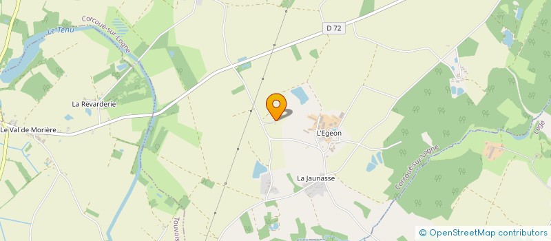 localisation de l'entreprise G & G à CORCOUE-SUR-LOGNE