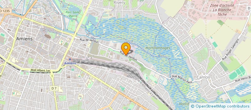 localisation de l'entreprise G.G à AMIENS
