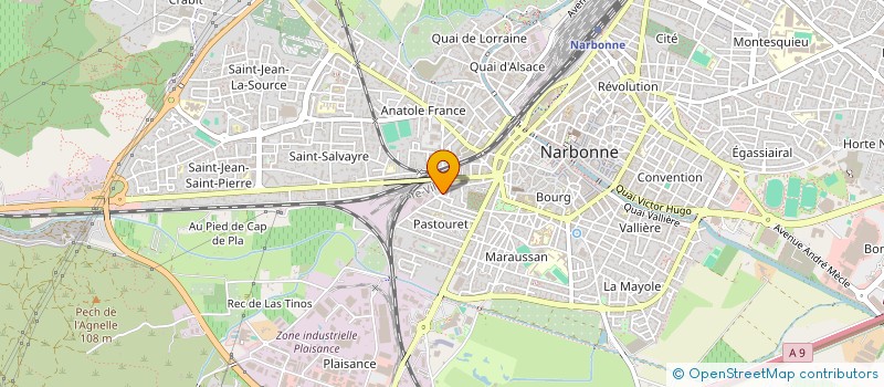 localisation de l'entreprise G & G à NARBONNE