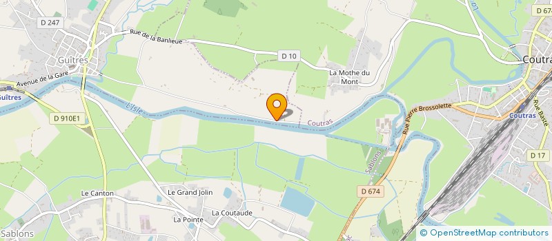 localisation de l'entreprise G&G  GUITRES