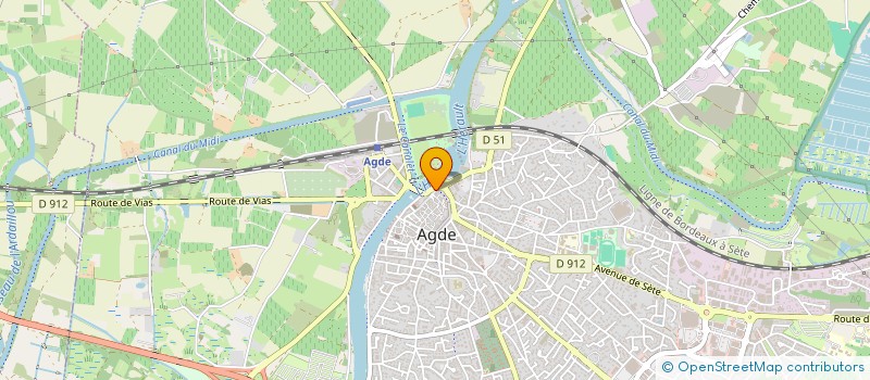 localisation de l'entreprise G & G  AGDE