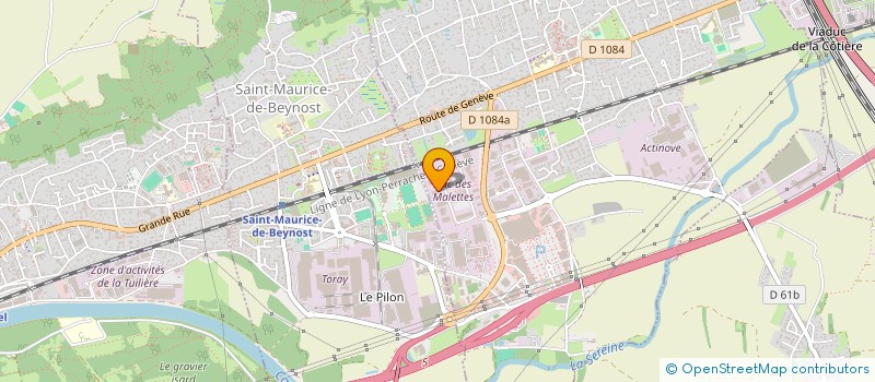 localisation de l'entreprise G&G à BEYNOST