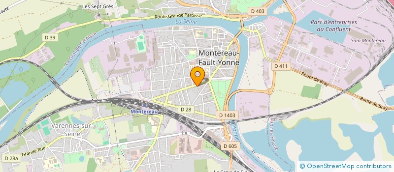 localisation de l'entreprise G&G BUSINESS DEVELOPMENT  MONTEREAU-FAULT-YONNE