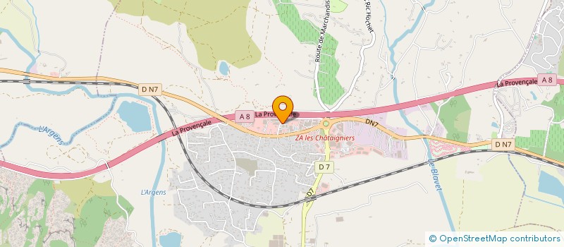 localisation de l'entreprise G.G.C  NICE