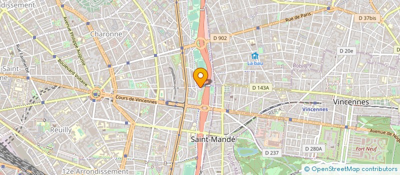 localisation de l'entreprise G.G.C TRANS  PARIS