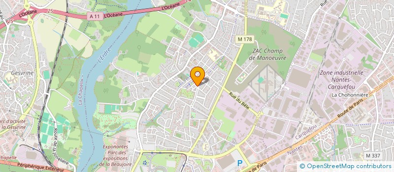 localisation de l'entreprise G & G FITNESS à NANTES
