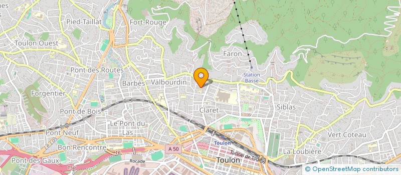 localisation de l'entreprise G&G IMMOBILIER  TOULON