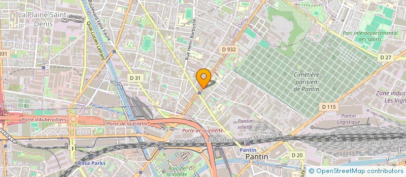 localisation de l'entreprise G.G.K  PANTIN