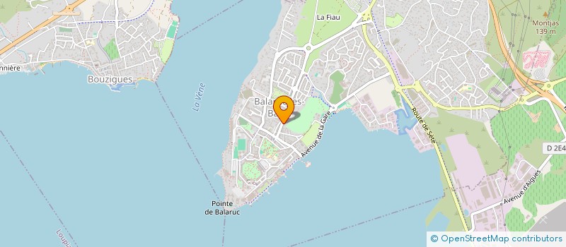 localisation de l'entreprise G.G.M.  BALARUC-LES-BAINS