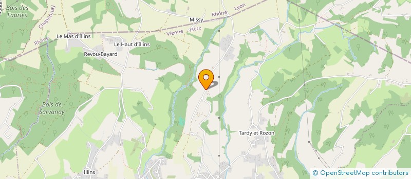 localisation de l'entreprise G.G.R.  LUZINAY