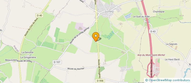 localisation de l'entreprise G.G.R  JUILLEY