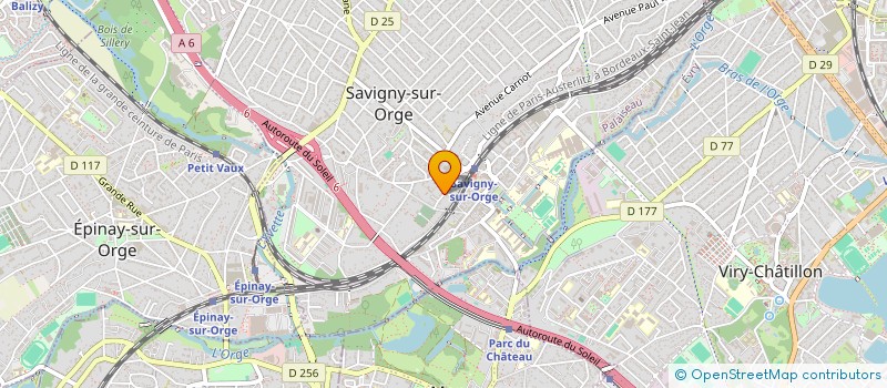 localisation de l'entreprise G.GALILEE à SAVIGNY-SUR-ORGE