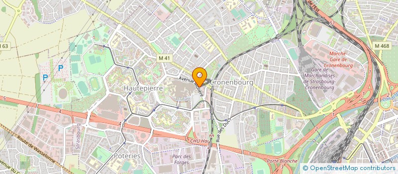 localisation de l'entreprise G-GESTION  BISCHOFFSHEIM