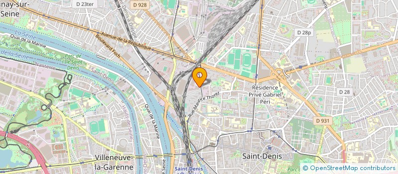 localisation de l'entreprise G GROUPE ENTREPRISES  SAINT-DENIS
