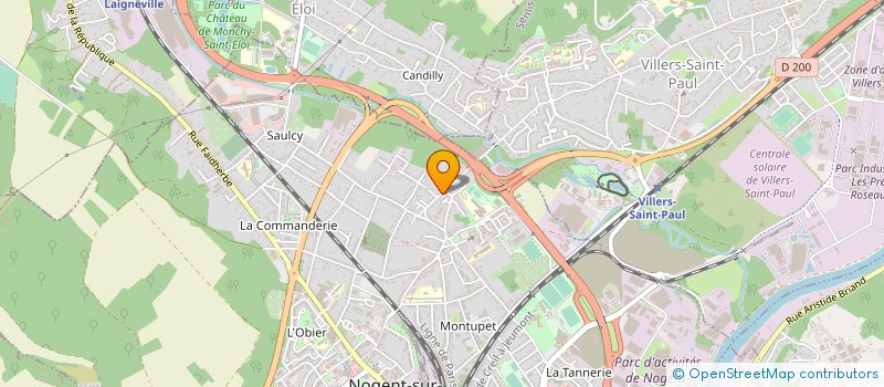 localisation de l'entreprise G.H. 2000 à NOGENT-SUR-OISE