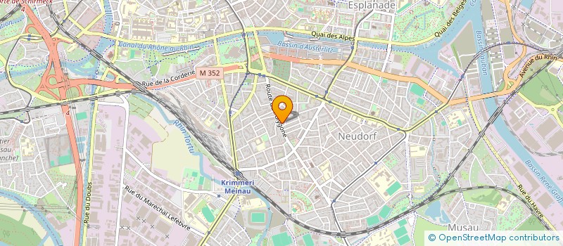 localisation de l'entreprise G-H 67 à STRASBOURG