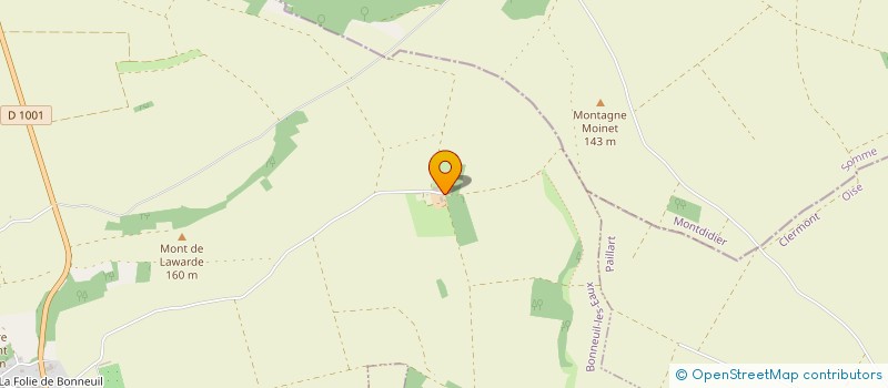 localisation de l'entreprise G.H  BONNEUIL-LES-EAUX