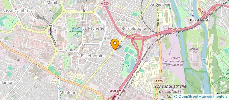 localisation de l'entreprise G H BAT à TOULOUSE