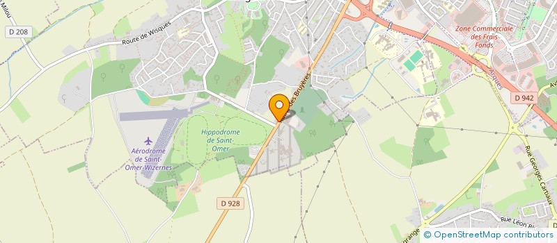 localisation de l'entreprise G/H BENNES  LONGUENESSE