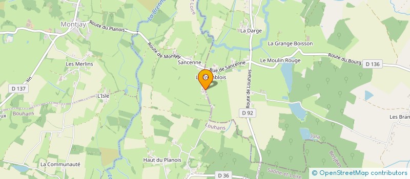 localisation de l'entreprise G.H. BETAIL  LE PLANOIS