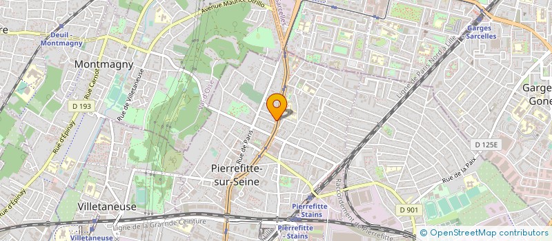 localisation de l'entreprise G H C AUTO PRO à PIERREFITTE-SUR-SEINE