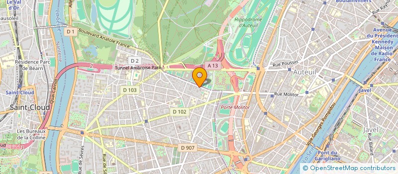 localisation de l'entreprise G.H. CONSULTING à BOULOGNE-BILLANCOURT