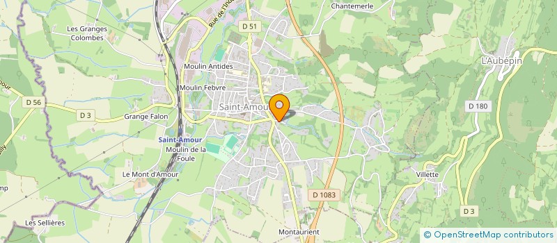 localisation de l'entreprise G.H.E  SAINT-AMOUR