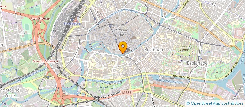 localisation de l'entreprise G.H. ELECTRICITE à STRASBOURG
