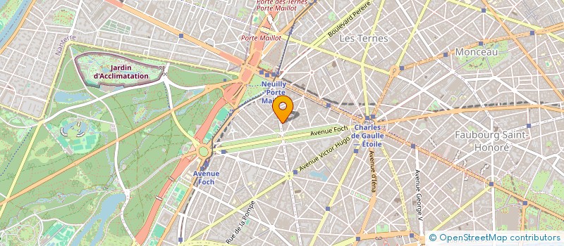 localisation de l'entreprise G.H. FOCH  PARIS