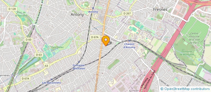 localisation de l'entreprise G&H IMMOBILIER à ANTONY