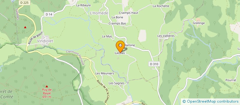 localisation de l'entreprise G&H INVEST  SALLEDES