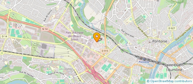 localisation de l'entreprise G H M CONSULTANTS  PONTOISE