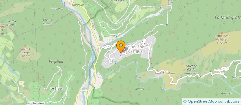 localisation de l'entreprise G H P  LA BOLLENE-VESUBIE