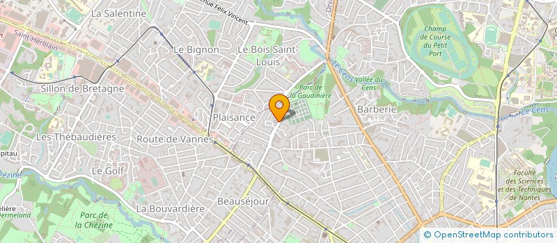 localisation de l'entreprise G.H.P. à NANTES