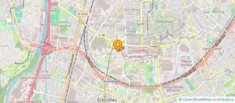 localisation de l'entreprise G.H. SECURITE à ECHIROLLES