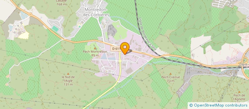 localisation de l'entreprise G HOLDING  MONTREDON-DES-CORBIERES