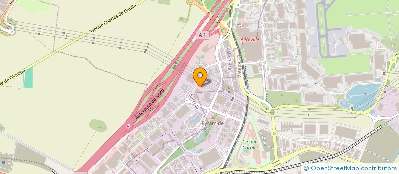 localisation de l'entreprise G HOLDINGS & CO  ROISSY-EN-FRANCE