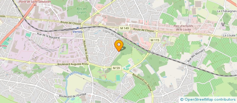 localisation de l'entreprise G HOME  VERTOU