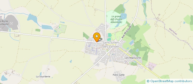 localisation de l'entreprise G-HOME CONSTRUCTION à SAINT-JULIEN-DES-LANDES