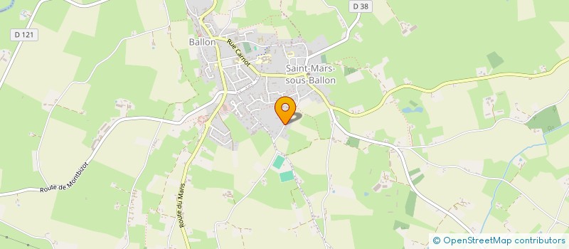 localisation de l'entreprise G'HOME ET VAPEUR  BALLON-SAINT MARS