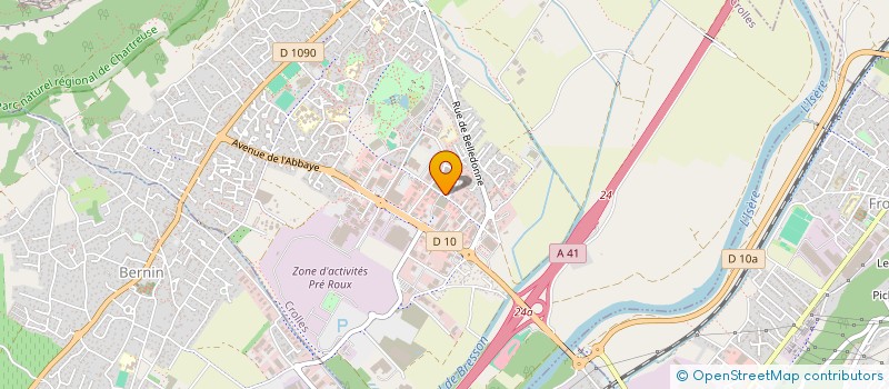 localisation de l'entreprise G-HOME EXPERT à CROLLES