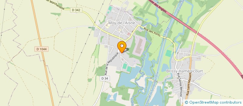 localisation de l'entreprise G-HORIZON à MOY-DE-L'AISNE