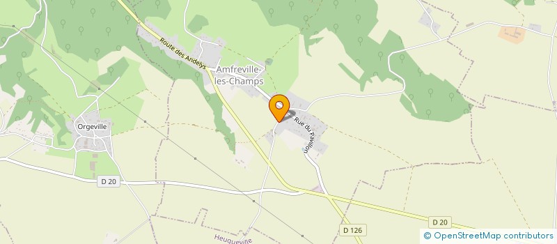 localisation de l'entreprise G'HYDRO-FLEX  AMFREVILLE-LES-CHAMPS