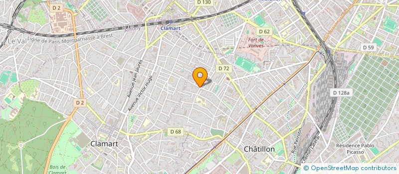 localisation de l'entreprise G&I à CHATILLON